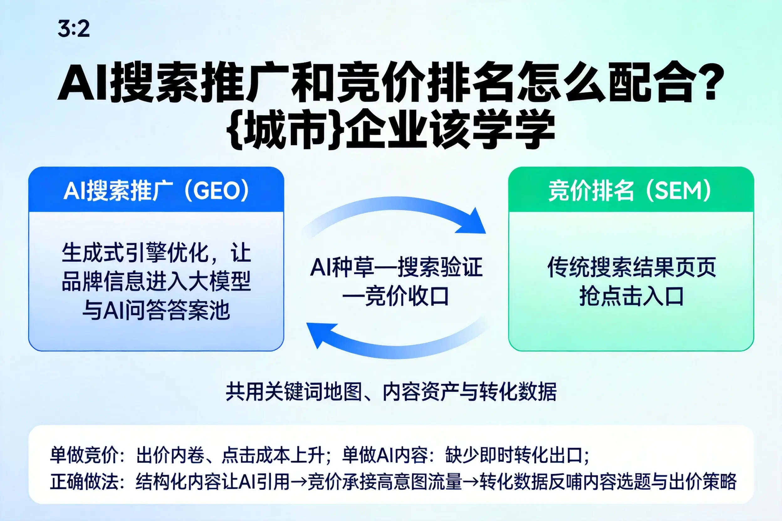 AI搜索推广和竞价排名怎么配合？聊城企业该学学