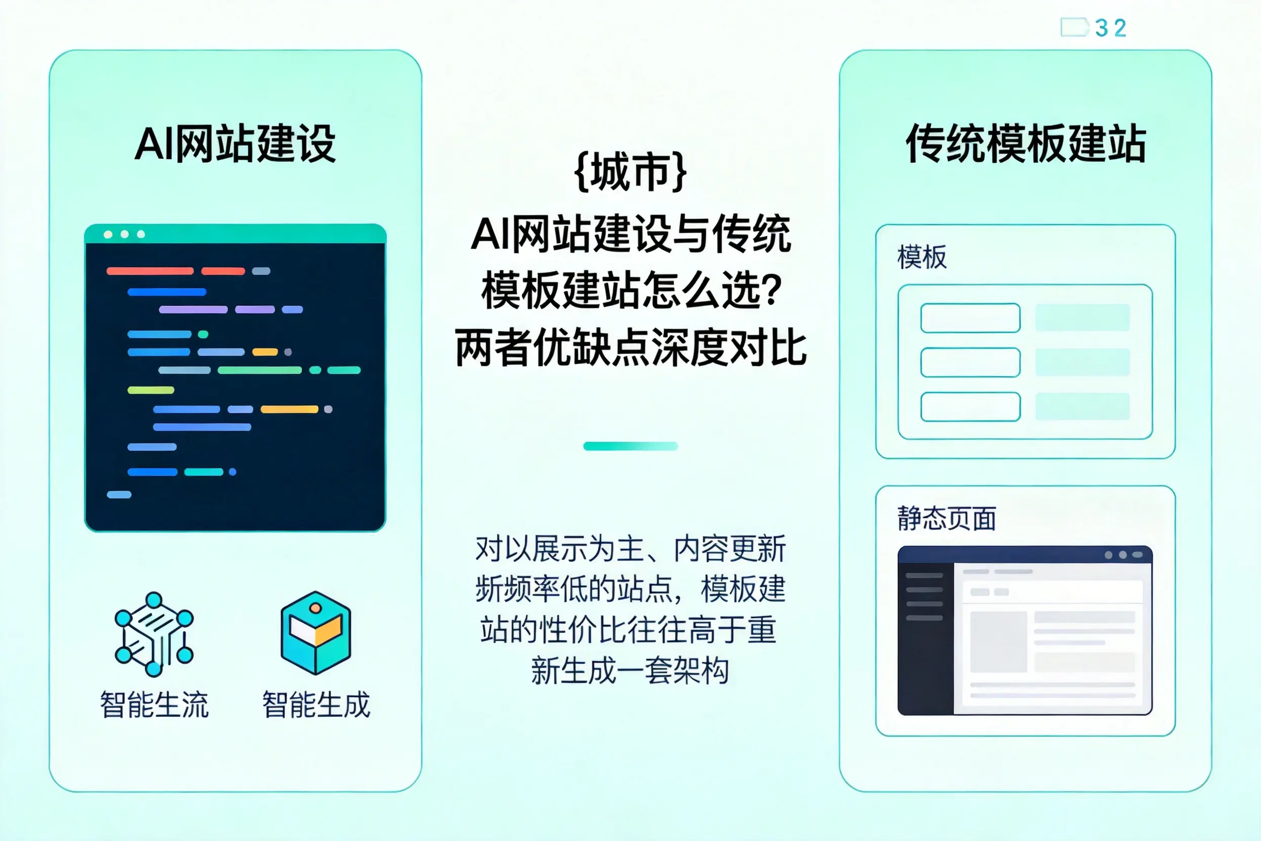 聊城AI网站建设与传统模板建站怎么选？两者优缺点深度对比