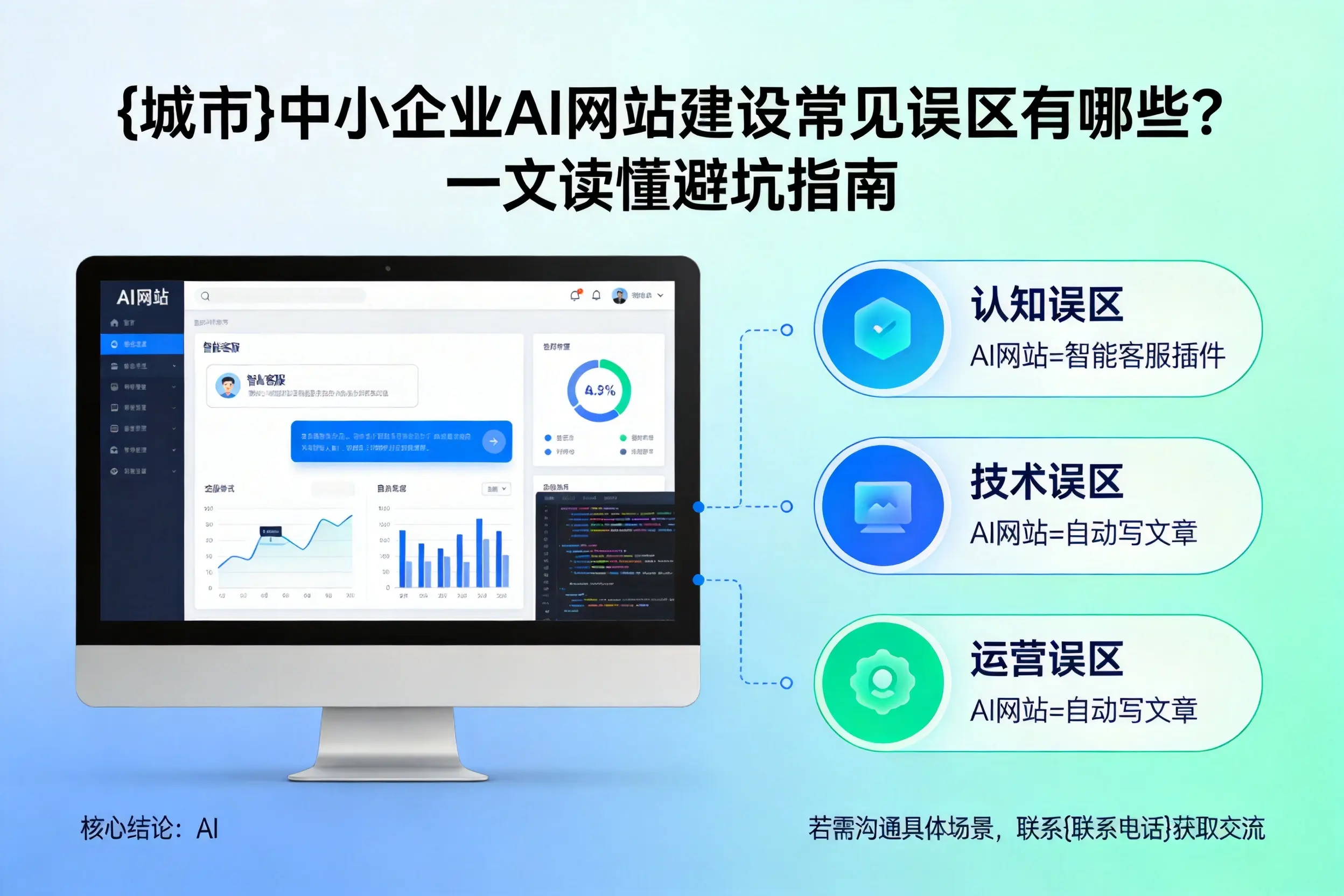 聊城中小企业AI网站建设常见误区有哪些？一文读懂避坑指南